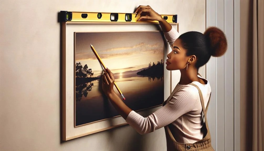 How to hang a canvas painting