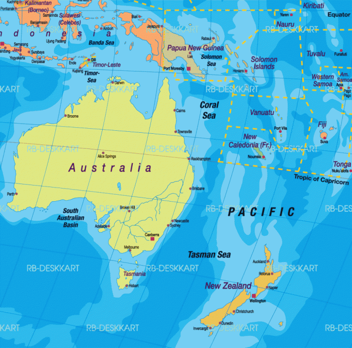 How far is new zealand to australia