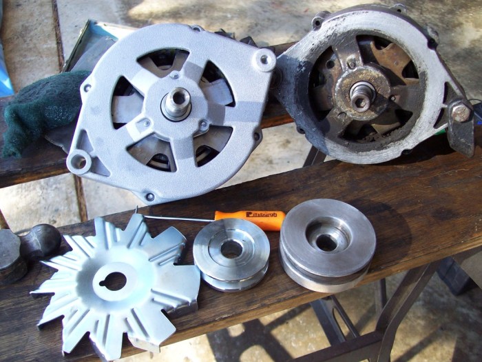 How to remove pulley from alternator