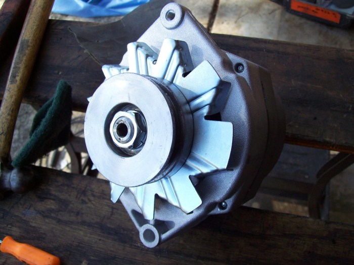 How to replace an alternator pulley