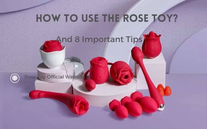 How to use the rose toy