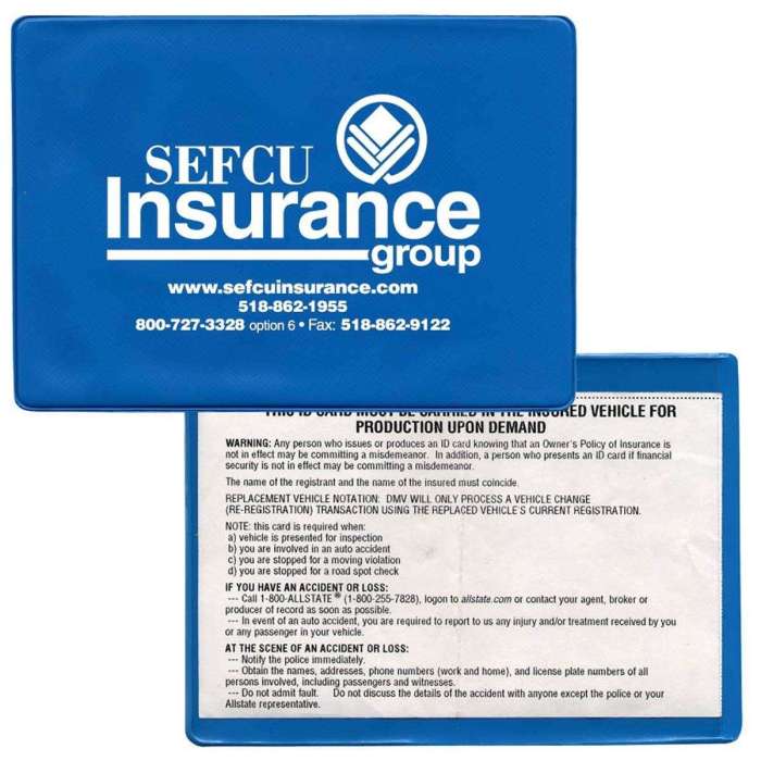 Insurance card holder holders logo