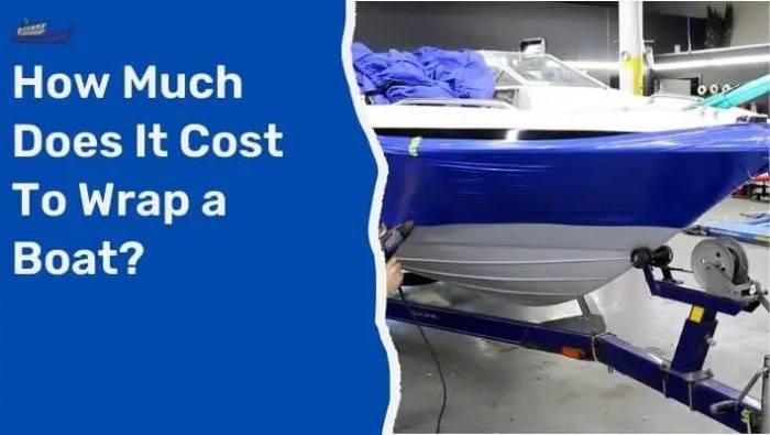How much does it cost to wrap a boat