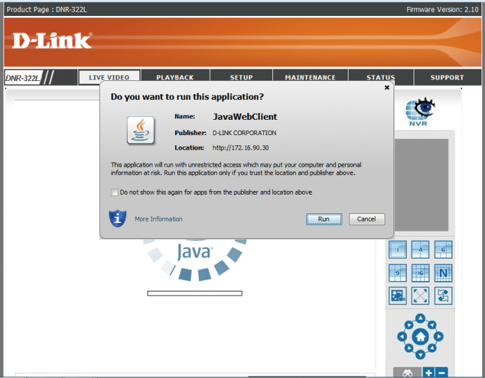 How to view video nvms on vplayer 4