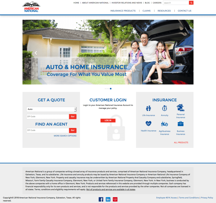 American national car insurance quote