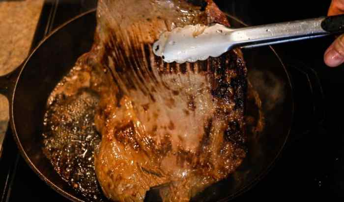 How to cook flank steak in cast iron