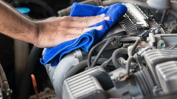 How long does coolant take to burn off from spill