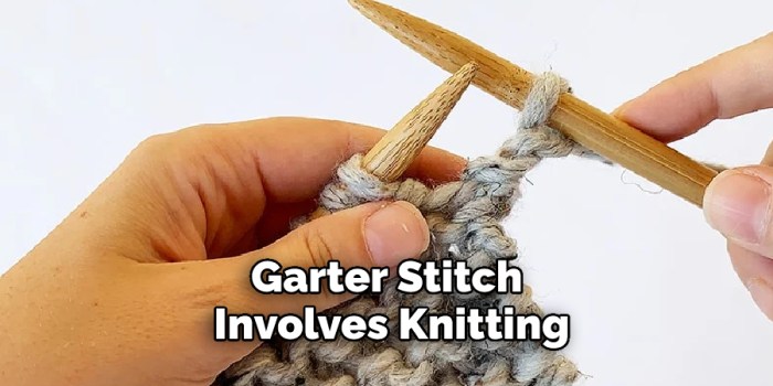 The right way to Rely Rows in Garter Sew