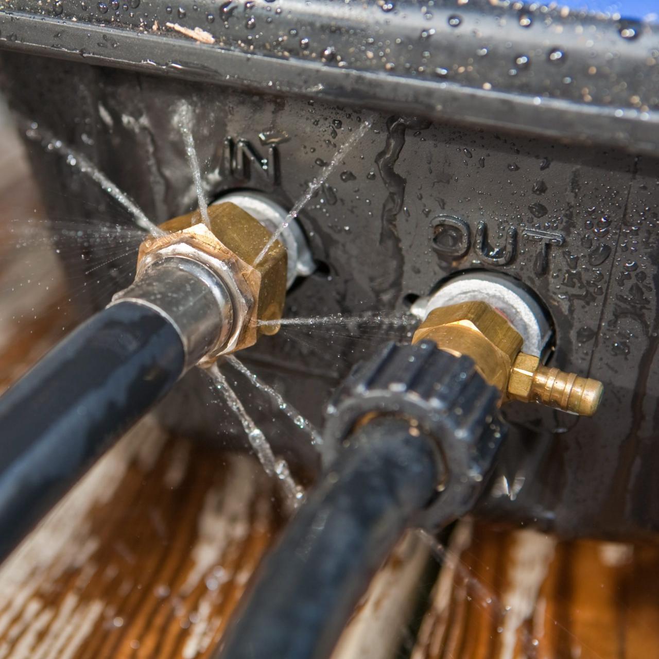 How to repair pressure washer hose