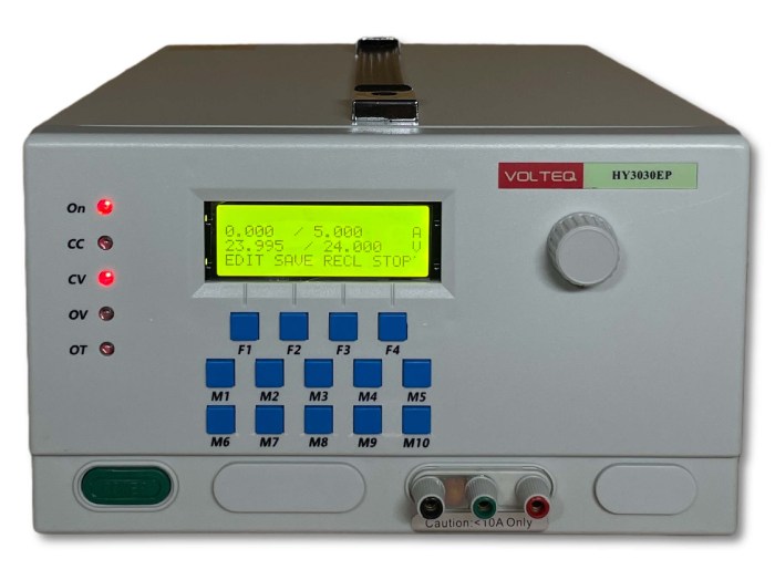How to use 'constant current' on hy3020e