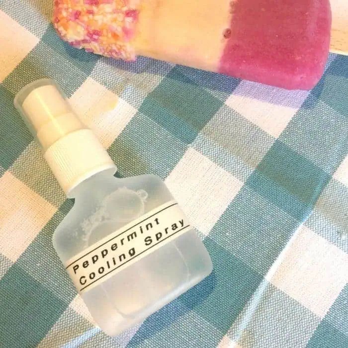 How to make a peppermint spray