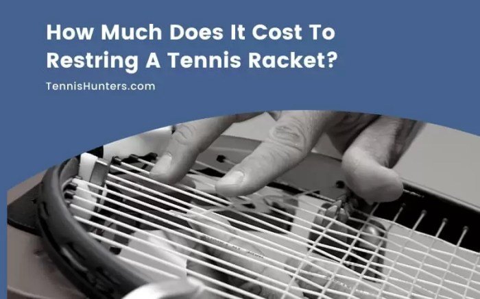 How A lot to Restring a Tennis Racket A Complete Information