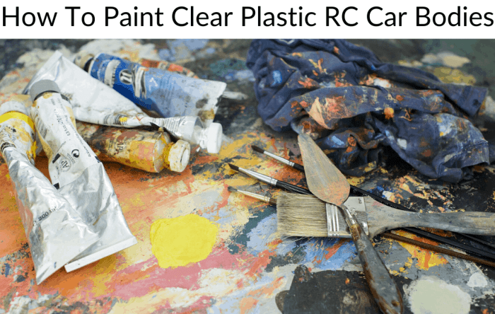 How to paint plastic car parts