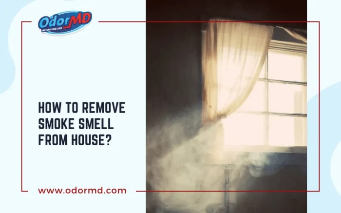 How to remove the smell of smoke from an apartment