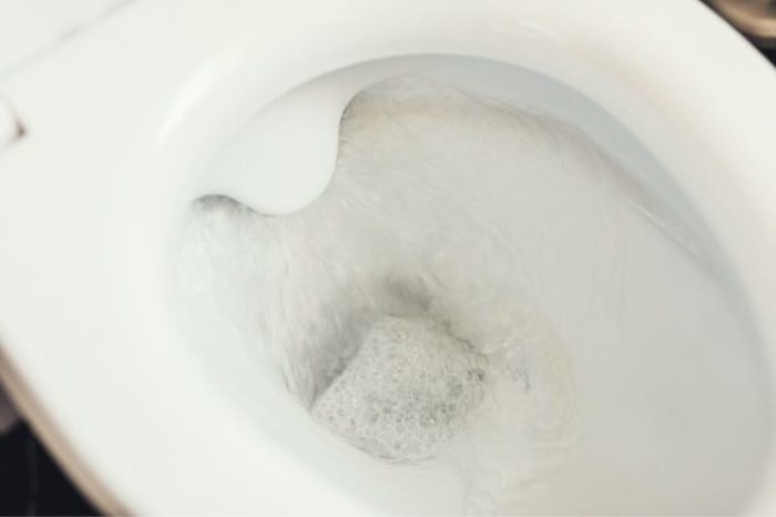 How to clean limescale from toilet