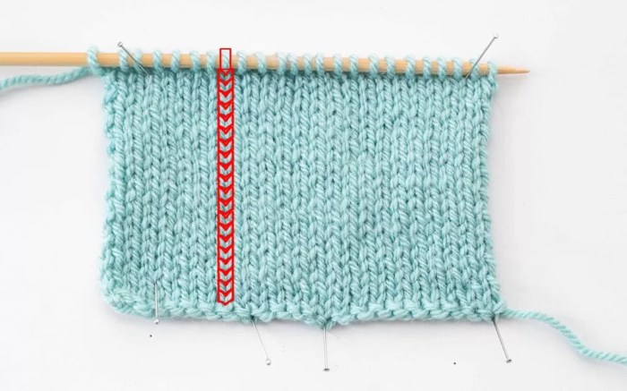 How to count rows in knitting