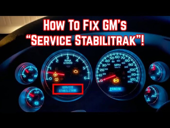 How to fix stabilitrak