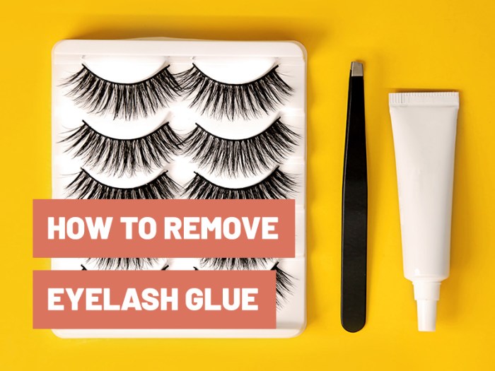 How to get eyelash glue off clothes