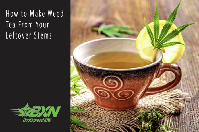 How one can Make Pot Tea from Stems A Conventional Information