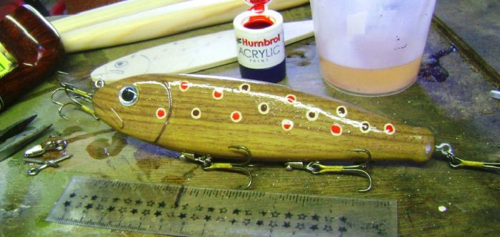 Paint came off fishuring lure how to fix