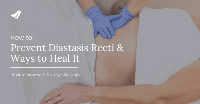 How to prevent diastasis recti