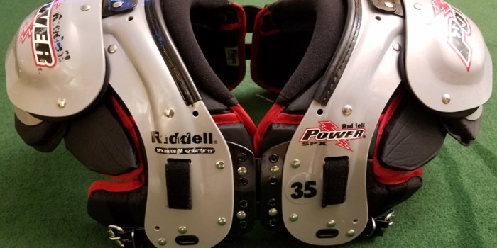 How to clean football pads