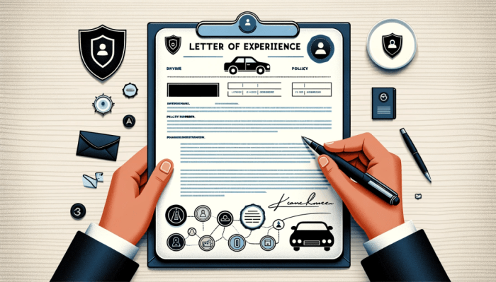 Automotive Insurance coverage Letter of Expertise A Complete Information