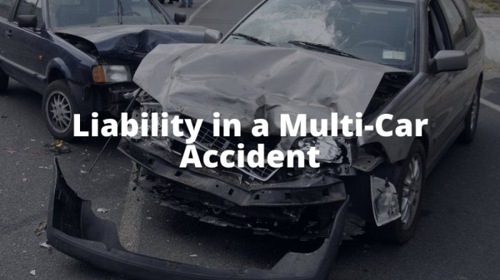 Whose insurance pays in a multi car accident