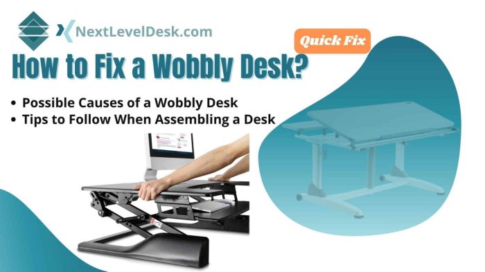 Hurry damaged anyway Desk is drooping from weight how to fix that
