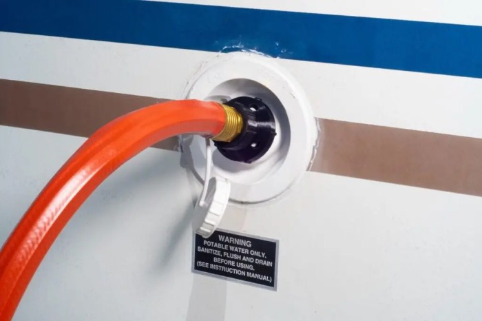 How to sanitize rv fresh water tank
