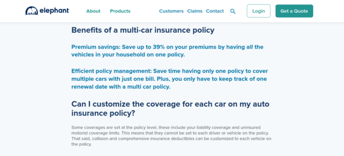 Can you have two cars with different insurance companies