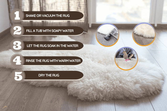 How to clean faux fur rug