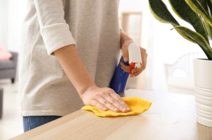 How to remove nail polish from wood