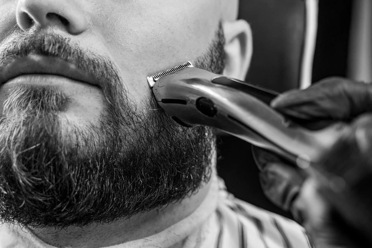 How to avoid beard clippings into eye