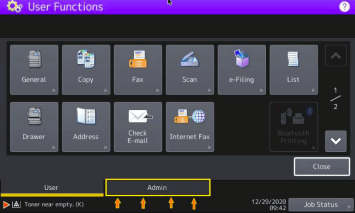 Toshiba e-Studio 3525AC LDAP Deal with E-book Import Information