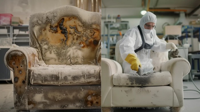 How to remove mold from fabric furniture without bleach