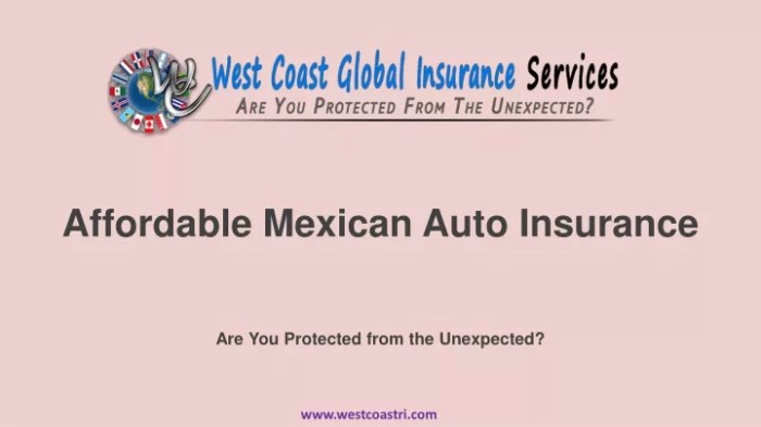 Mexican car insurance rocky point