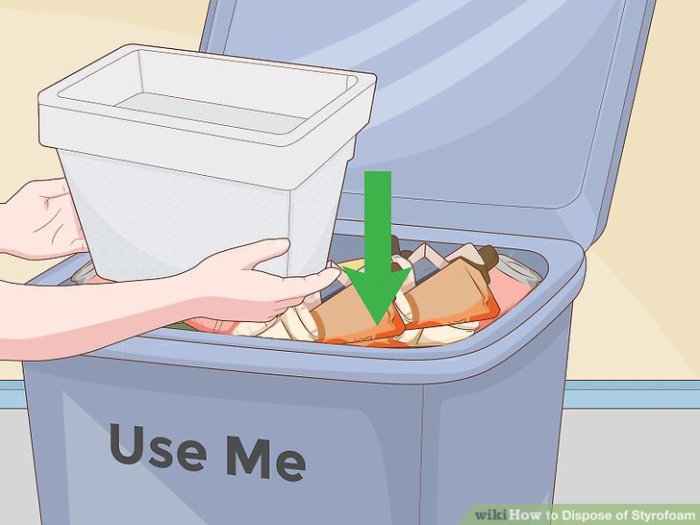 Styrofoam dispose wikihow recycle step How to dispose styrofoam