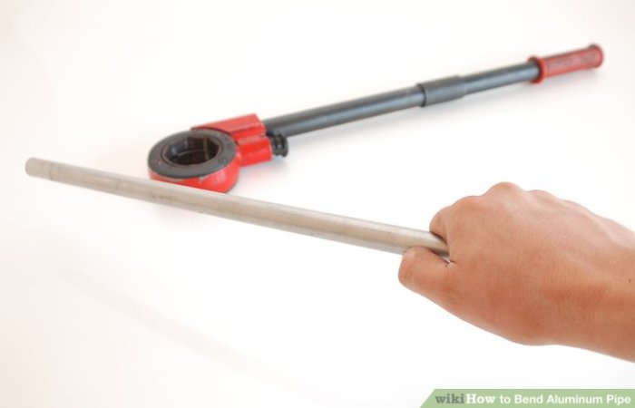 How to bend aluminum tubing