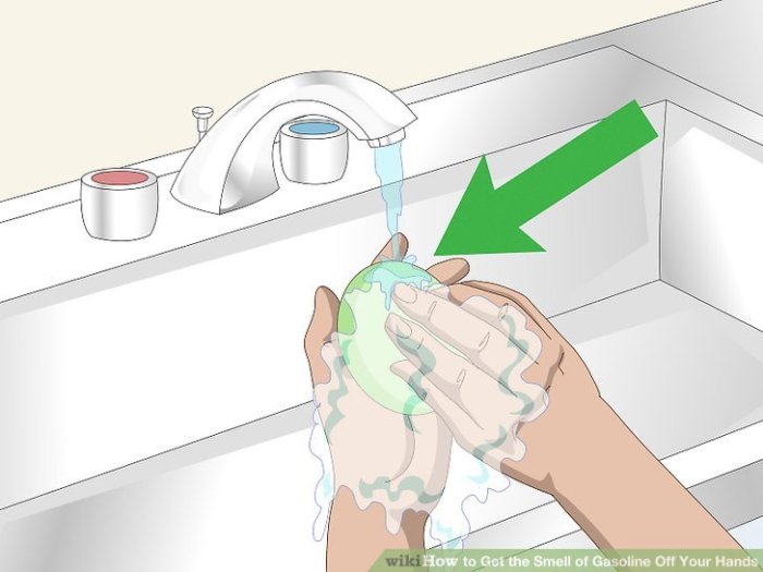 Banish Gasoline Scent The best way to Get It Off Your Arms