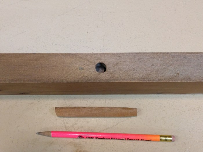 How to fill carpenter bee holes
