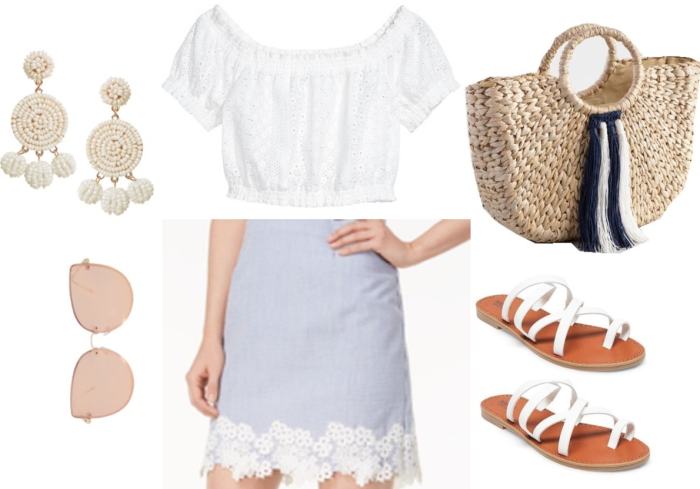 Select Embroidered Floral Skirt A Information