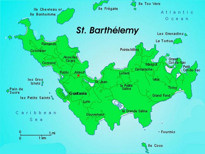 How to get to st barthelemy
