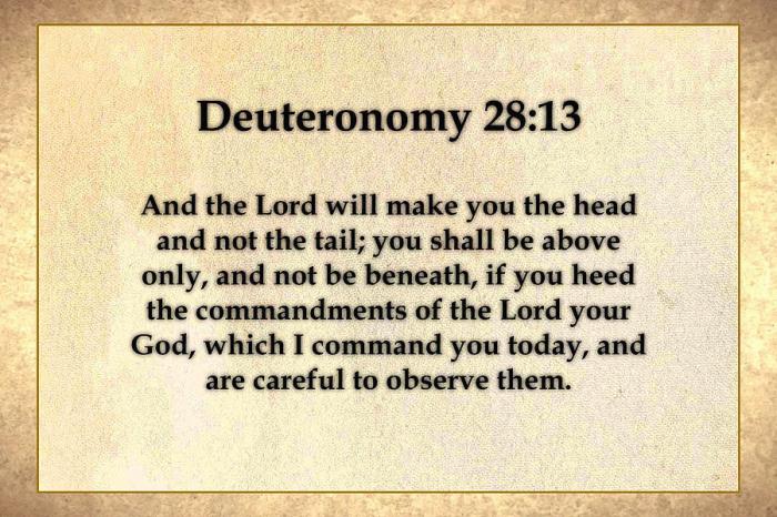 How does deuteronomy 28 apply to us today