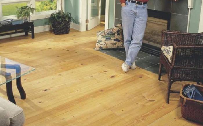 How to make pine wood flooring