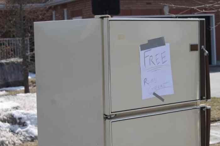 How to dispose of a mini fridge