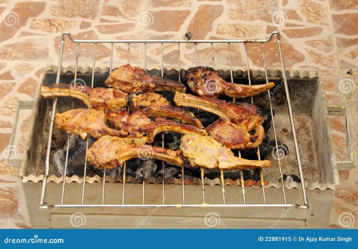 How to grill mutton chops