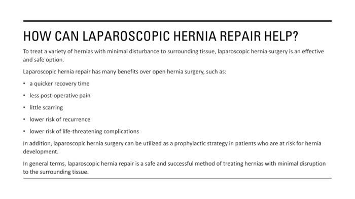 How to avoid hernia after laparoscopic surgery