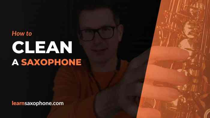 Saxophone essentials cleaning How to clean a saxophone