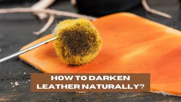 How one can Darken Leather-based A Complete Information